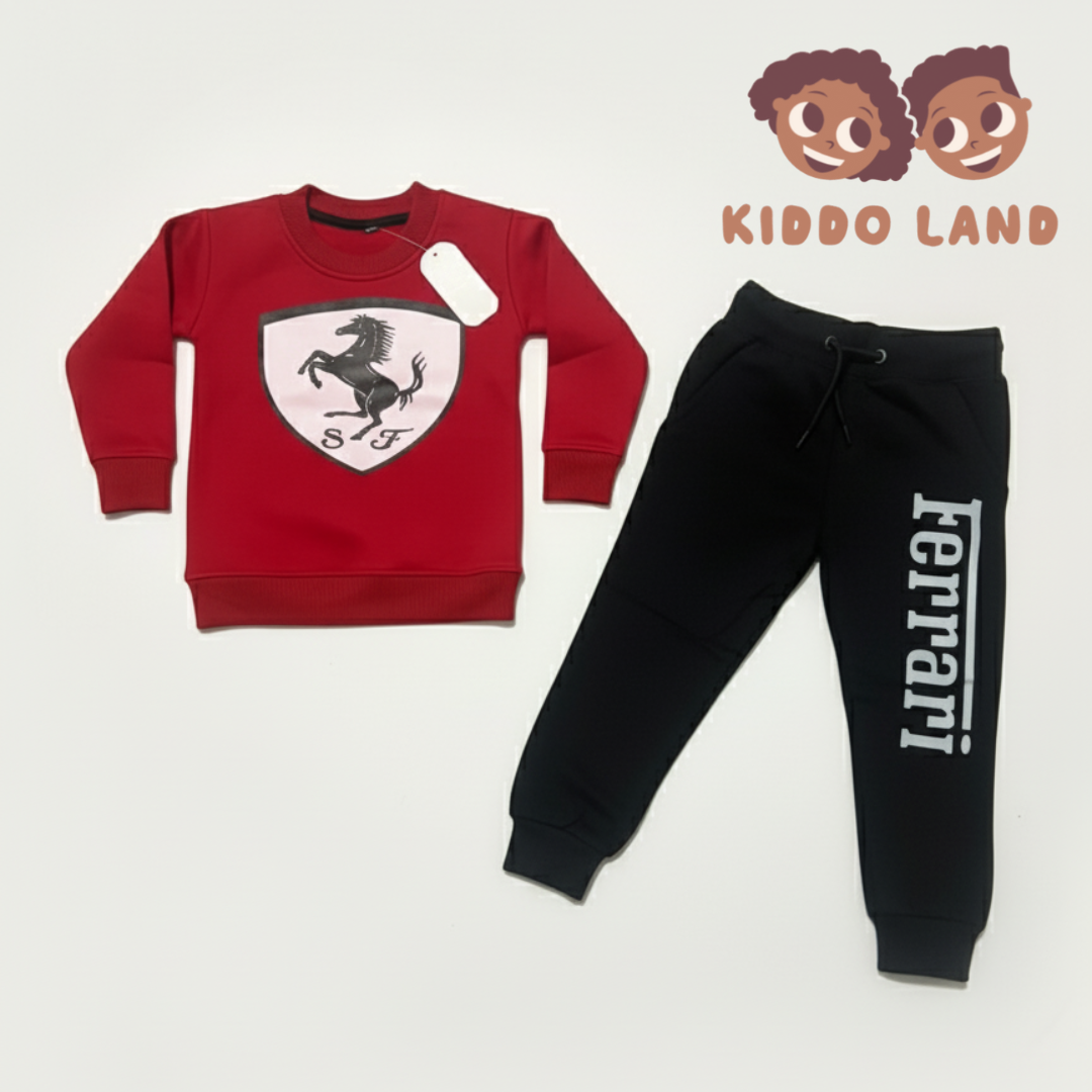 Ferrari Sweatshirt and Jogger Set